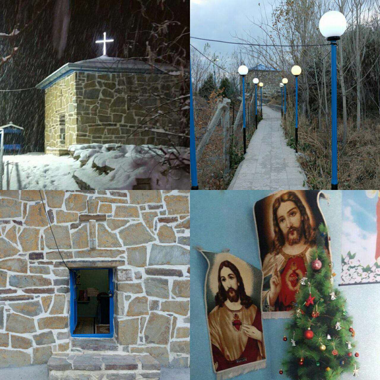 کلیسای «مریم مقدس» کوچک‌ترین کلیسای ایران که در روستای «جانوسلو» در ارومیه قرار دارد